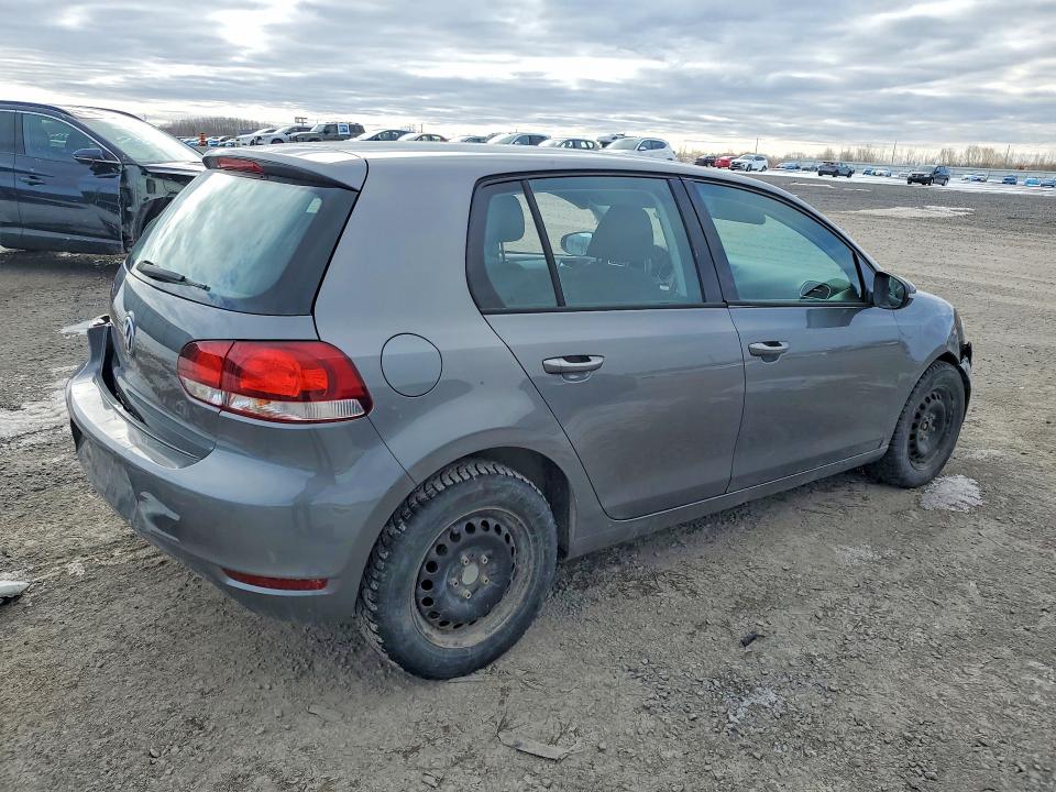 2012 Volkswagen Golf VIN WVWCA7AJ4CW344443 COPART salvage auction — SIDE, Salvage Title, sold $250 on 2026-07-14 (photo 3)