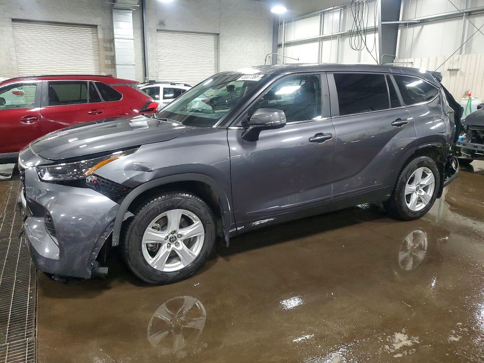 2023 Toyota Highlander VIN 5TDKDRAH8PS502915 COPART salvage auction — REAR END, Mn - Cert Of Title-Salvage, sold $12,600 on 2026-07-02 (photo 1)