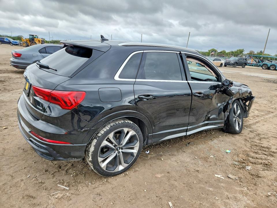 2020 Audi Q3 VIN WA1EECF37L1027263 COPART salvage auction — FRONT END, Fl - Certificate Of Destruction, sold $4,500 on 2026-07-07 (photo 3)