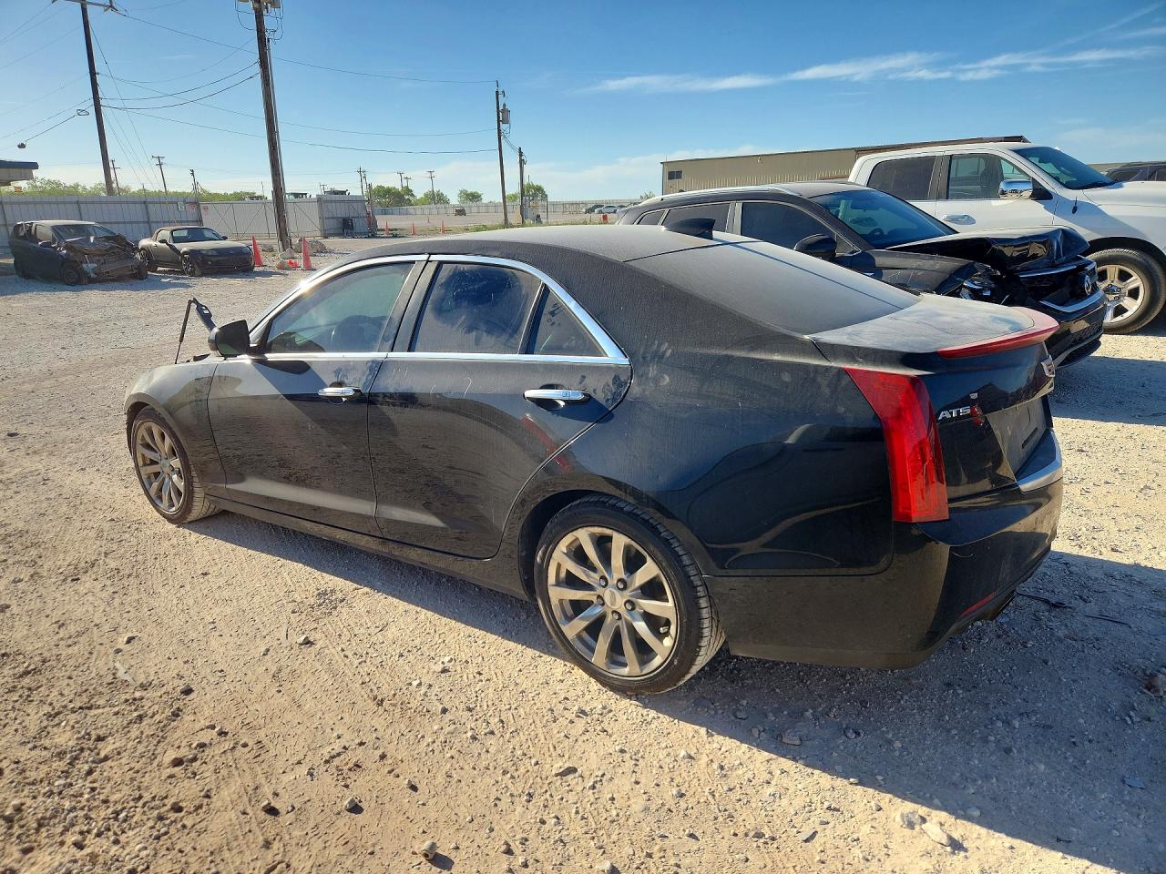 2017 Cadillac ATS VIN 1G6AB5RX1H0115197 COPART salvage auction — Front End, TX - SALVAGE VEHICLE TITLE, sold $1,450 on 2026-07-09 (photo 2)