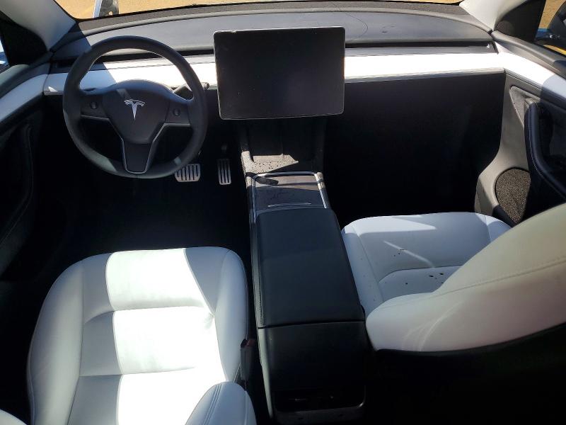 2025 Tesla Model y VIN 7SAYGDEF6SA378086 COPART salvage auction — FRONT END, Tx - Salvage Vehicle Title, sold $13,200 on 2026-07-13 (photo 8)