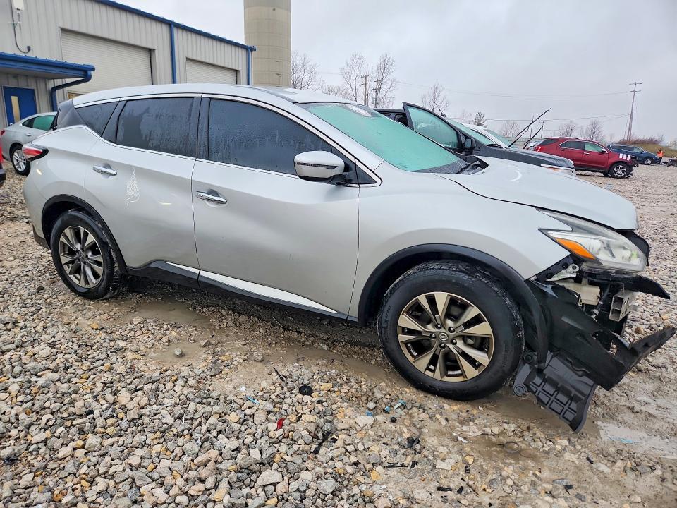 2016 Nissan Murano VIN 5N1AZ2MH5GN107673 COPART salvage auction — FRONT END, Mi - Certificate Of Title, sold $425 on 2026-07-09 (photo 4)