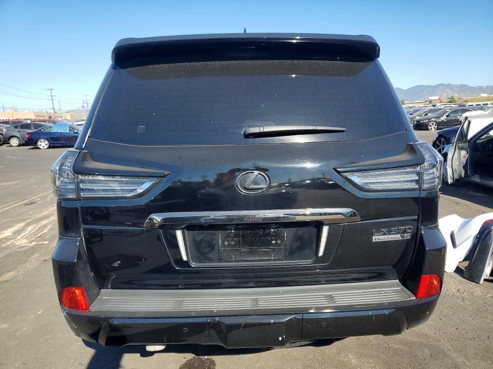 2021 Lexus Lx VIN JTJDY7AX4M4333098 COPART salvage auction — FRONT END, Ca - Salvage Certificate, sold $53,000 on 2026-07-08 (photo 6)