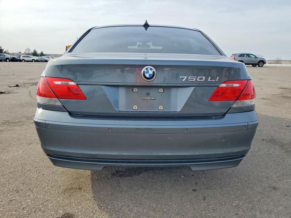 2008 BMW 7 series VIN WBAHN83588DT83472 COPART salvage auction — NORMAL WEAR, MN - PARTS VEHICLE BILL OF SALE, sold $450 on 2026-07-30 (photo 6)