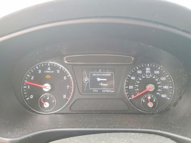 2018 Kia Sorento VIN 5XYPGDA39JG415212 COPART salvage auction — FRONT END, Ky - Certificate Of Title, sold $1,300 on 2026-07-29 (photo 9)