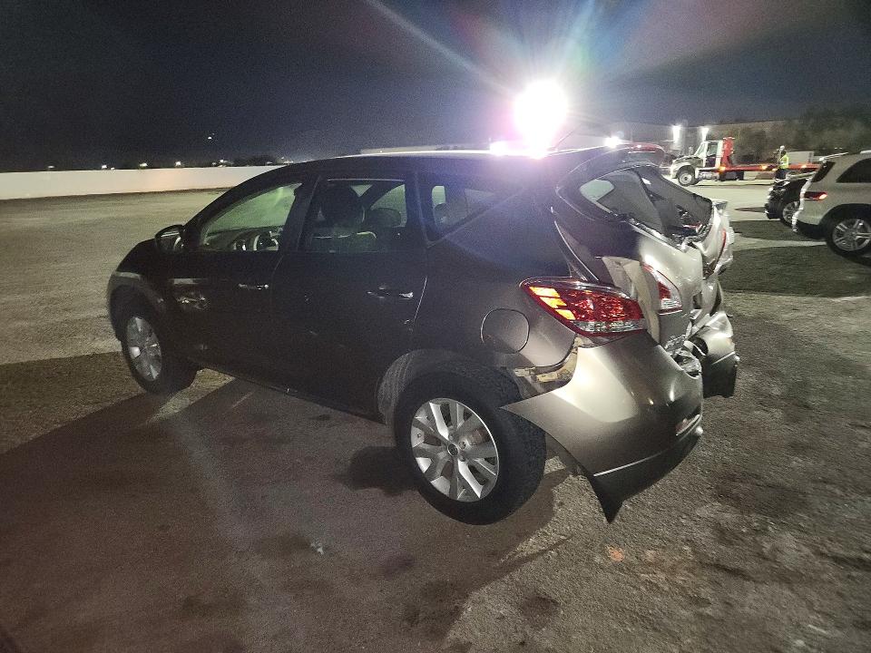 2013 Nissan Murano VIN JN8AZ1MU1DW201698 COPART salvage auction — REAR END, Salvage Title, sold $325 on 2026-07-09 (photo 2)