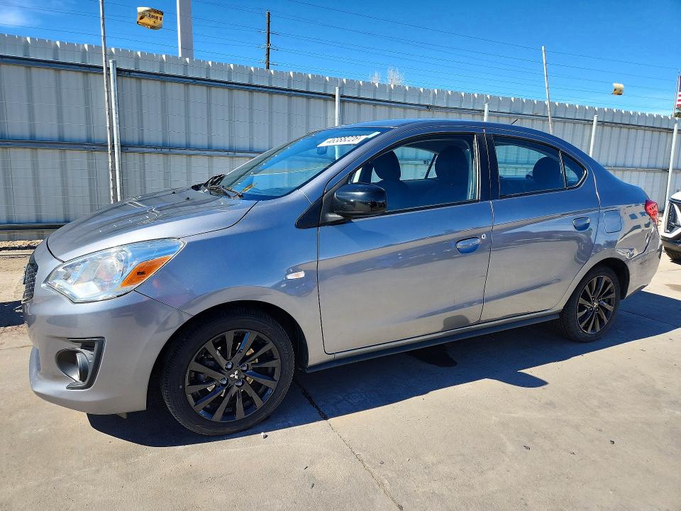 2020 Mitsubishi Mirage VIN ML32F4FJ0LHF06826 COPART salvage auction — REAR END, Co - Public - Salvage Title, sold $850 on 2026-07-29 (photo 1)