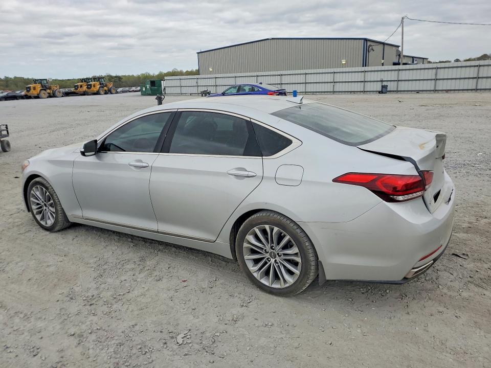 2017 Genesis G80 VIN KMHGN4JE8HU172097 COPART salvage auction — REAR END, Nc - Salvage Certificate Of Title, sold $2,600 on 2026-07-29 (photo 2)