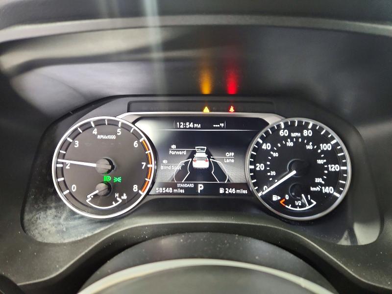 2024 Nissan Rogue sport VIN 5N1BT3AA0RC718874 COPART salvage auction — FRONT END, GA - CERTIFICATE OF TITLE, sold $7,600 on 2026-07-27 (photo 9)