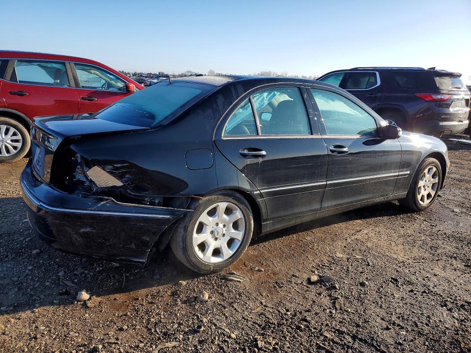 2006 Mercedes-benz C-klasse VIN WDBRF92H96F787936 COPART salvage auction — REAR END, Il - Salvage Certificate, sold $450 on 2026-07-07 (photo 3)
