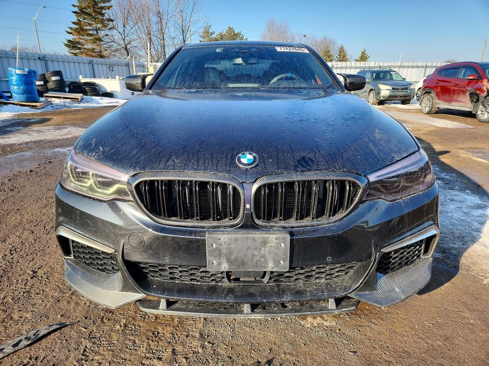 2018 BMW M5 VIN WBAJB9C51JB036678 COPART salvage auction — REAR END, ON - PERMIT NO BRAND - UNFIT, sold $13,100 on 2026-07-07 (photo 5)