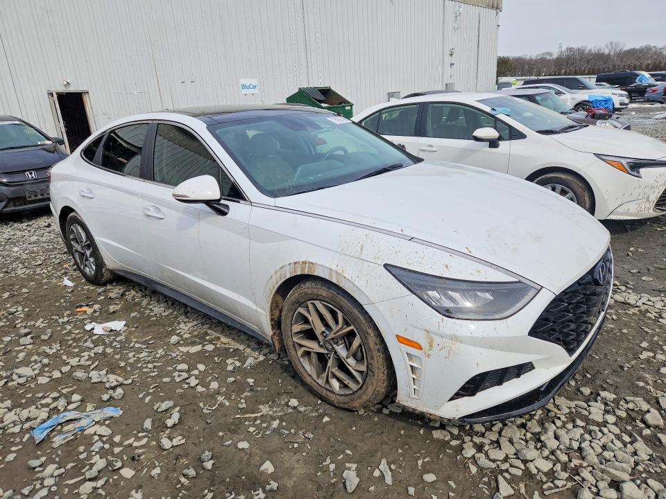 2021 Hyundai Sonata VIN 5NPEF4JA0MH105133 COPART salvage auction — REAR END, Md - Cert Of Salvage > 75% Damage, sold $4,000 on 2026-07-04 (photo 4)