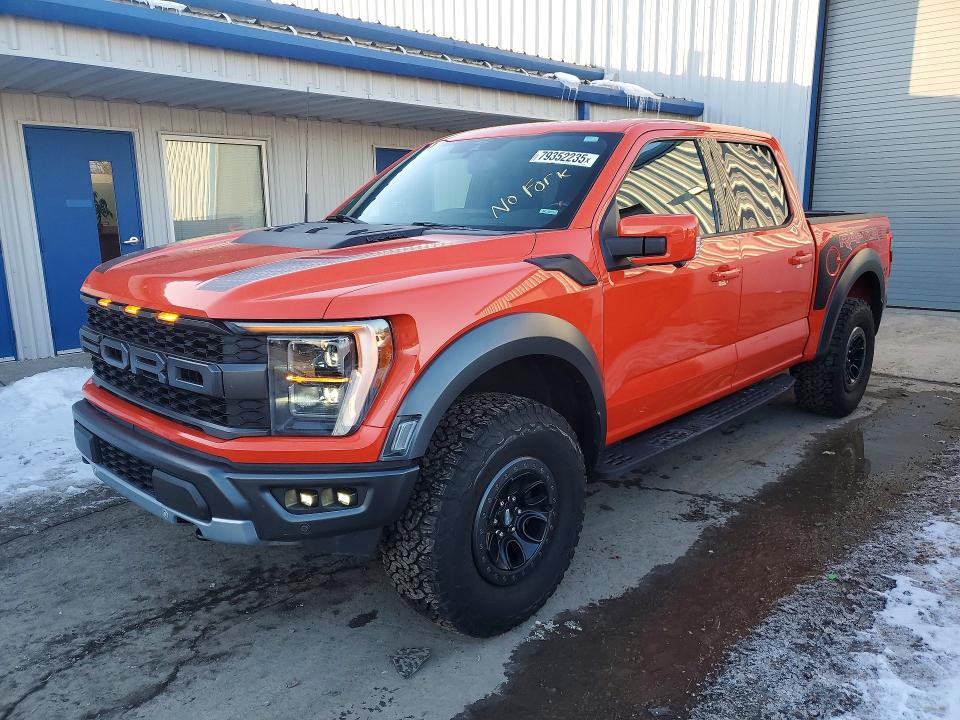 2022 Ford F-150 lightning VIN 1FTFW1RG7NFA86927 COPART salvage auction — Side, NY - MV-907A SALVAGE CERTIFICATE, sold $48,500 on 2026-06-08 (photo 1)