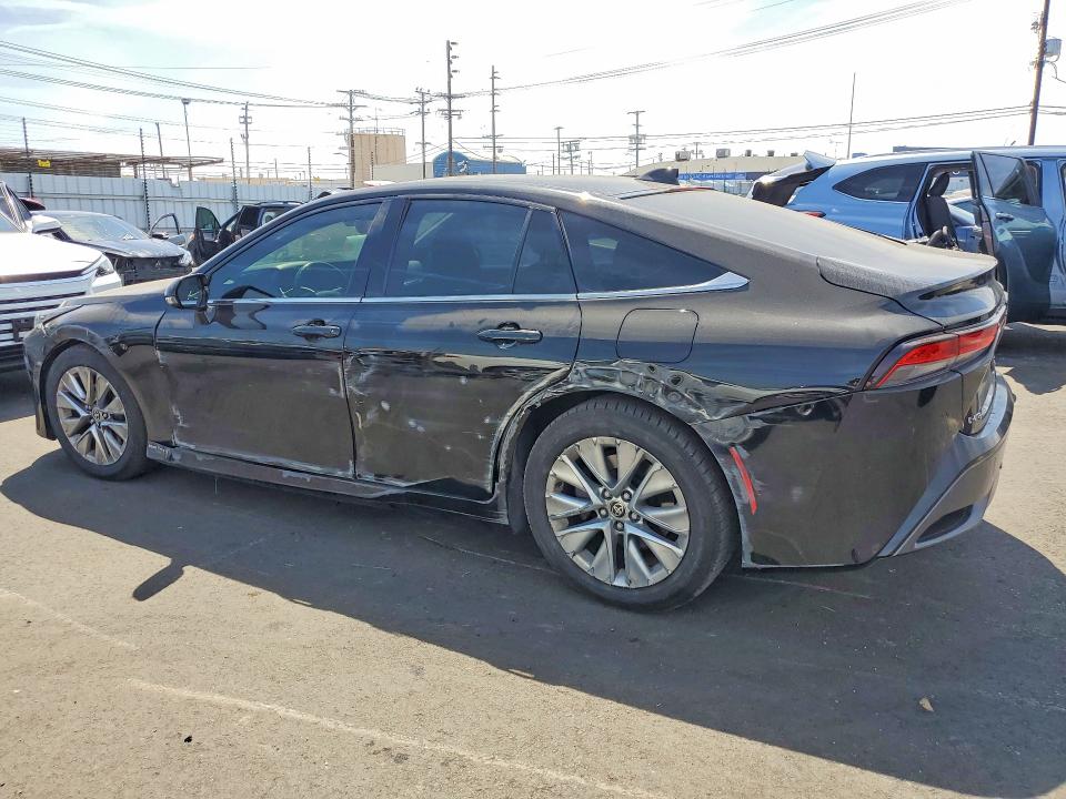 2021 Toyota Mirai VIN JTDAAAAA3MA002002 COPART salvage auction — SIDE, CA, sold $1,400 on 2026-07-13 (photo 2)