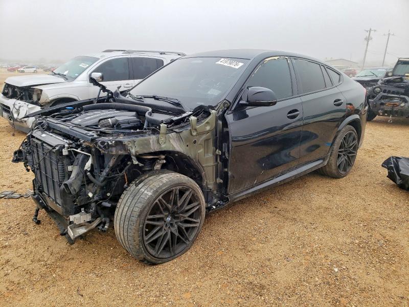 2021 BMW X6 VIN 5YMCY0C09M9E09840 COPART salvage auction — FRONT END, Tx - Certificate Of Title, sold $27,750 on 2026-07-02 (photo 1)
