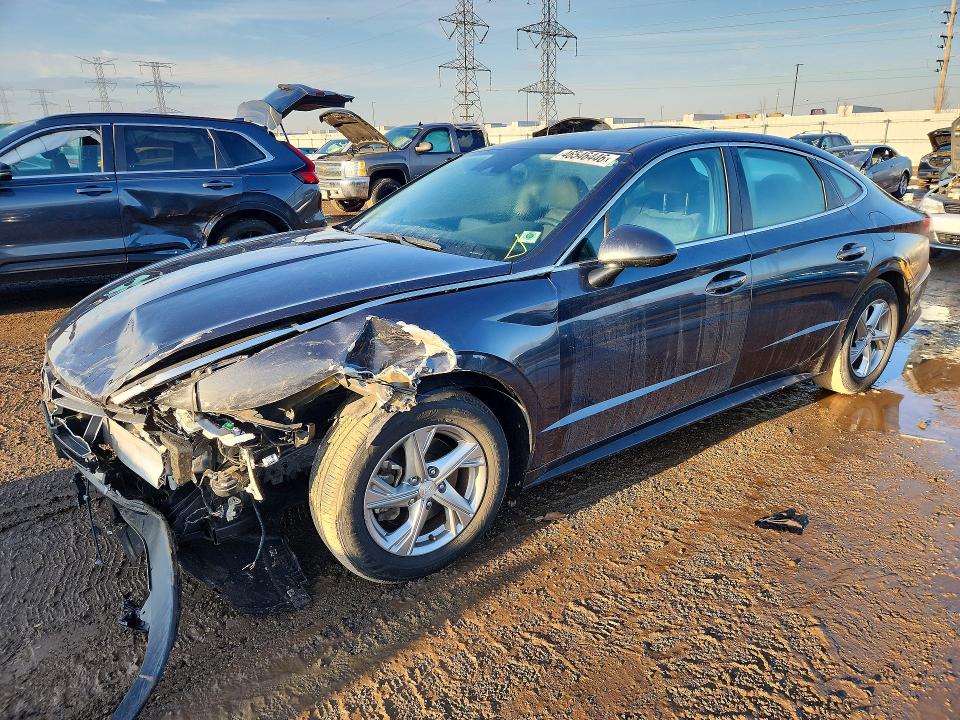 2020 Hyundai Sonata VIN 5NPEG4JA8LH012873 COPART salvage auction — FRONT END, Il - Salvage Certificate, sold $2,400 on 2026-07-21 (photo 1)