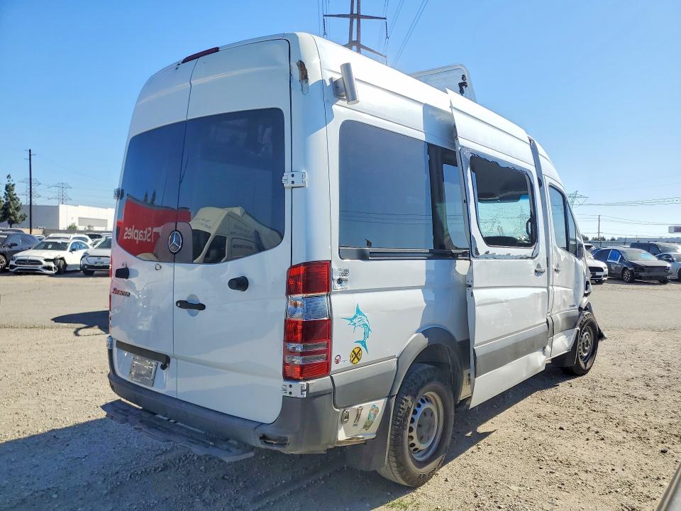 2013 Mercedes-benz Sprinter VIN WDZPE7CC7D5789156 COPART salvage auction — FRONT END, Ca - Salvage Certificate, sold $1,000 on 2026-07-08 (photo 3)