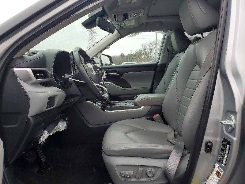 2023 Toyota Highlander hybrid VIN 5TDKBRCH3PS126997 COPART salvage auction — FRONT END, Va - Cert Of Title - Salvage, sold $14,200 on 2026-07-07 (photo 7)