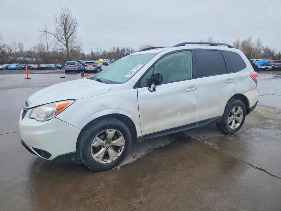 2015 Subaru Forester VIN JF2SJADC7FH411259 COPART salvage auction — SIDE, Or - Salvage Title Certificate, sold $1,000 on 2026-07-06 (photo 1)