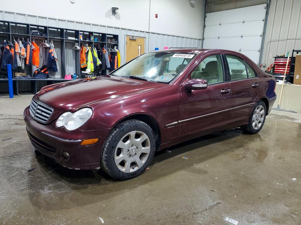 2006 Mercedes-benz C-klasse VIN WDBRF92H86F767676 COPART salvage auction — Burn Engine, Nh - Cert Of Title-Salvage, sold $90 on 2026-07-23 (photo 1)