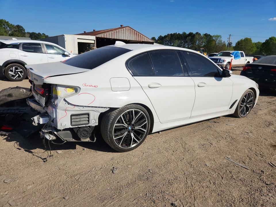 2021 BMW 5 series VIN WBA53BH0XMWX24811 COPART salvage auction — REAR END, Id - Salvage Certificate Of Title, sold $19,700 on 2026-07-10 (photo 3)