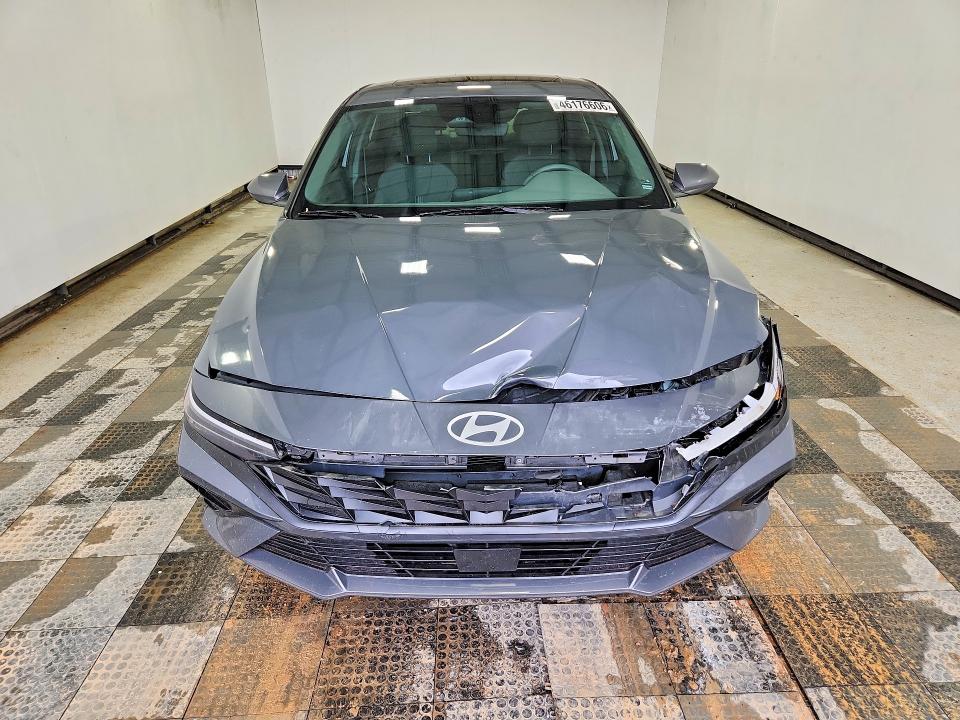 2024 Hyundai Elantra VIN KMHLS4DG7RU764418 COPART salvage auction — FRONT END, Nc - Salvage Certificate Of Title, sold $5,900 on 2026-07-13 (photo 5)