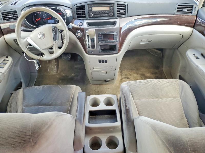 2016 Nissan Quest VIN JN8AE2KP1G9152200 COPART salvage auction — MINOR DENT/SCRATCHES, Fl - Certificate Of Title, sold $625 on 2026-07-10 (photo 8)
