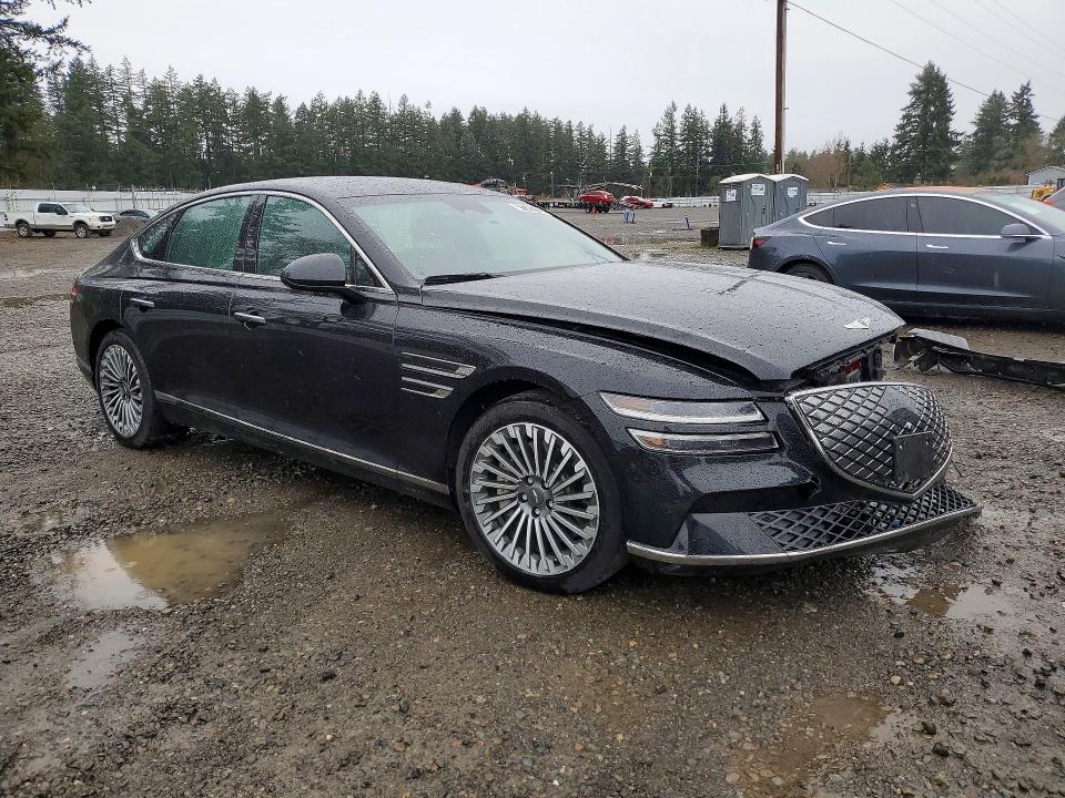 2023 Genesis G80 VIN KMTGE4S11PU005130 COPART salvage auction — FRONT END, FL - CERT OF TITLE SLVG REBUILDABLE, sold $6,800 on 2026-07-13 (photo 4)