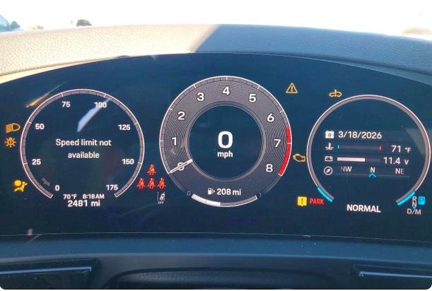 2024 Porsche Cayenne VIN WP1BK2AY2RDA72499 COPART salvage auction — WATER/FLOOD, TX - SALVAGE TITLE-FLOOD DAMAGE, sold $57,500 on 2026-09-04 (photo 9)