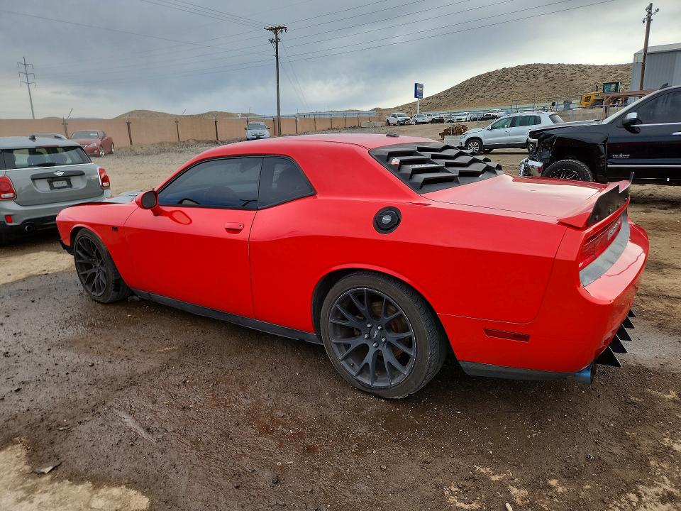 2014 Dodge Challenger VIN 2C3CDYBT8EH186370 COPART salvage auction — FRONT END, Nm - Cert Of Title-Salvage, sold $875 on 2026-07-30 (photo 2)