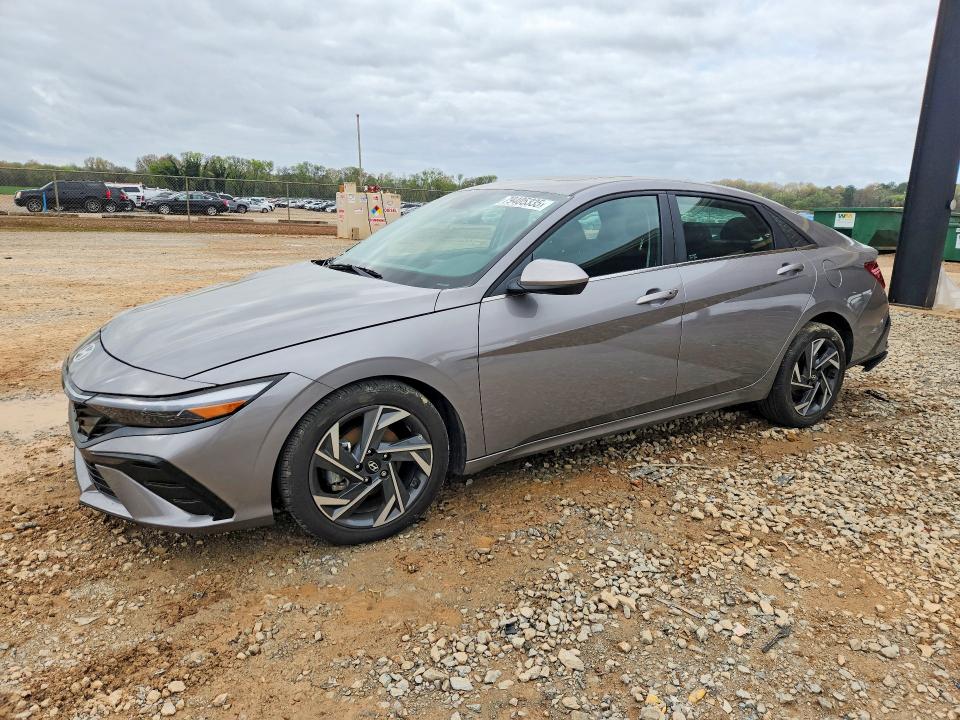 2024 Hyundai Elantra VIN KMHLS4DG4RU718707 COPART salvage auction — FRONT END, AL - CERT OF TITLE-SALVAGE TITLE, sold $4,600 on 2026-07-08 (photo 1)