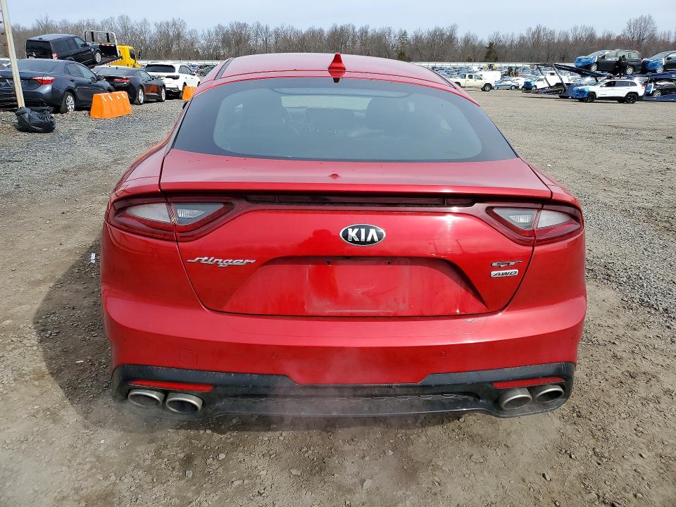 2018 Kia Stinger VIN KNAE35LC3J6028998 COPART salvage auction — FRONT END, Nj - Cert Of Title-Salvage, sold $2,100 on 2026-07-21 (photo 6)