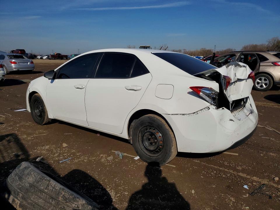 2017 Toyota Corolla VIN 5YFBURHE9HP623619 COPART salvage auction — REAR END, Il - Salvage Certificate, sold $2,350 on 2026-07-17 (photo 2)