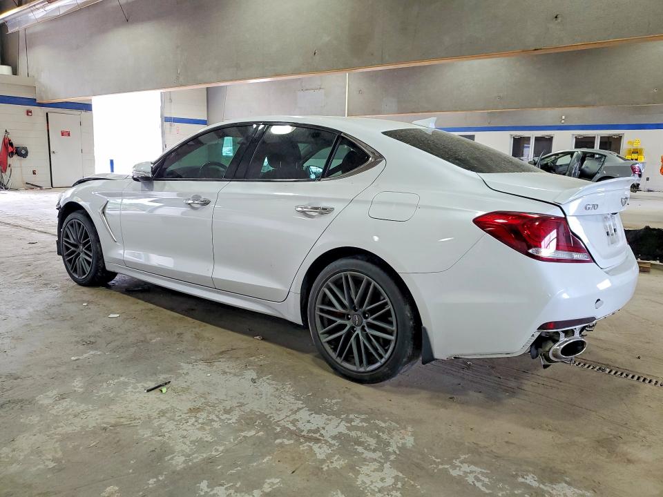 2019 Genesis G70 VIN KMTG54LE5KU014679 COPART salvage auction — FRONT END, VA - CERT OF TITLE - SALVAGE, sold $1,950 on 2026-07-24 (photo 2)