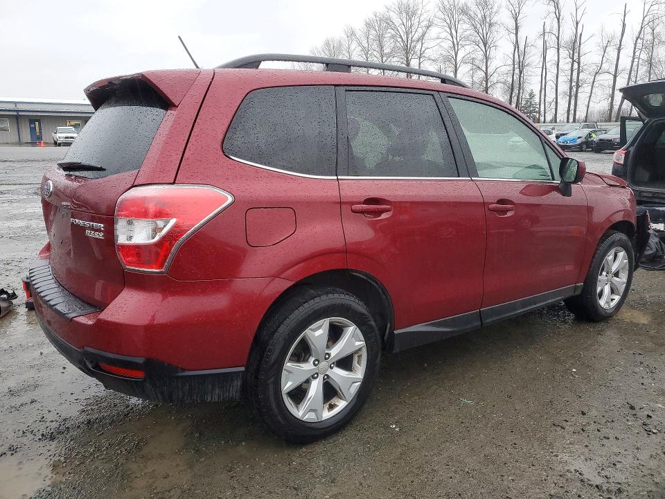 2014 Subaru Forester VIN JF2SJAJC6EH554206 COPART salvage auction — FRONT END, Wa - Bill Of Sale, sold $2,200 on 2026-07-13 (photo 3)