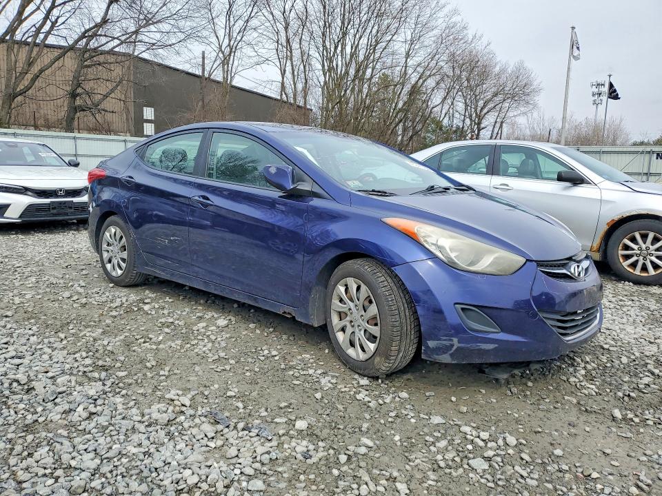 2011 Hyundai Elantra VIN 5NPDH4AE3BH031860 COPART salvage auction — FRONT END, Ma - Cert Of Title-Salvage, sold $425 on 2026-07-06 (photo 4)