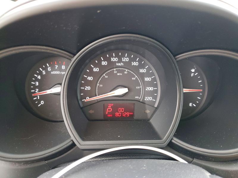2013 Kia Rio VIN KNADM4A34D6121779 COPART salvage auction — FRONT END, Salvage Title, sold $325 on 2026-07-23 (photo 9)