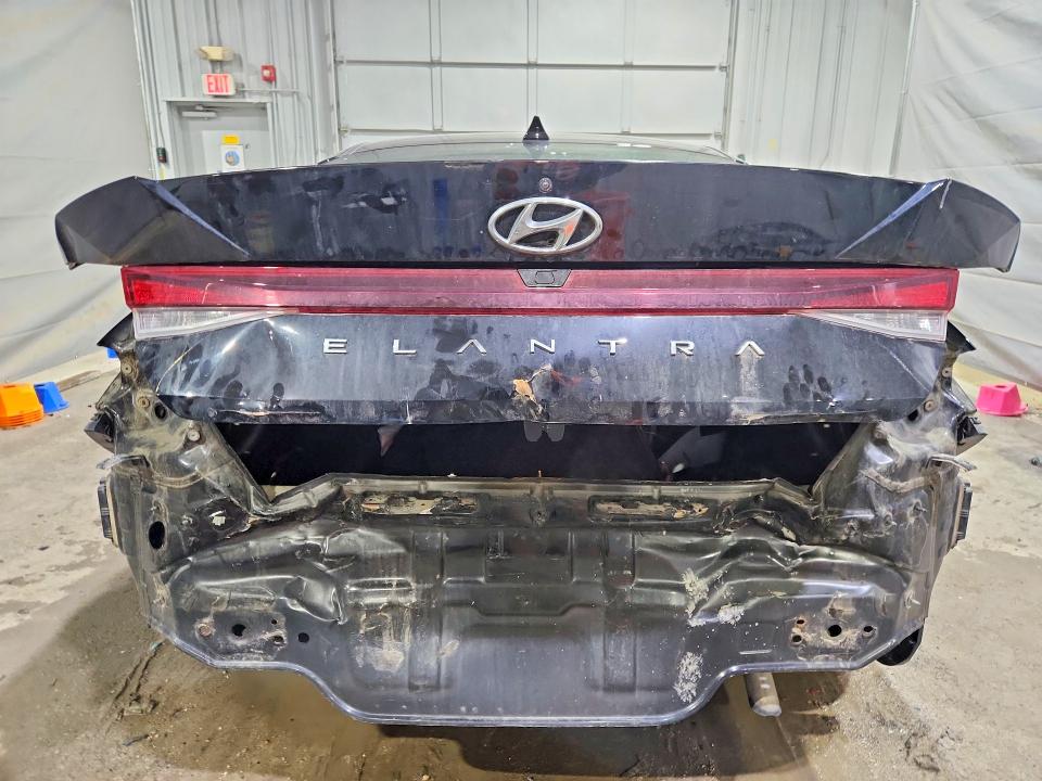 2021 Hyundai Elantra VIN KMHLM4AG8MU066794 COPART salvage auction — REAR END, Nh - Cert Of Title-Salvage, sold $4,400 on 2026-07-09 (photo 6)