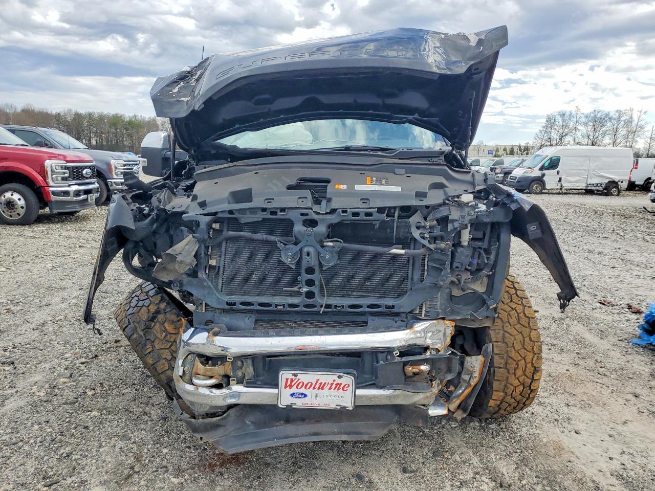 2023 Ford F250 VIN 1FT8W2BT8PED24072 COPART salvage auction — Front End, LA - CERT OF TITLE-SALVAGE, sold $7,000 on 2026-03-23 (photo 5)