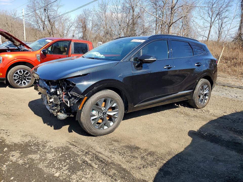 2025 Kia Sportage hybrid VIN KNDPXCDG9S7259521 COPART salvage auction — FRONT END, Nj - Cert Of Title-Salvage, sold $9,000 on 2026-07-03 (photo 1)
