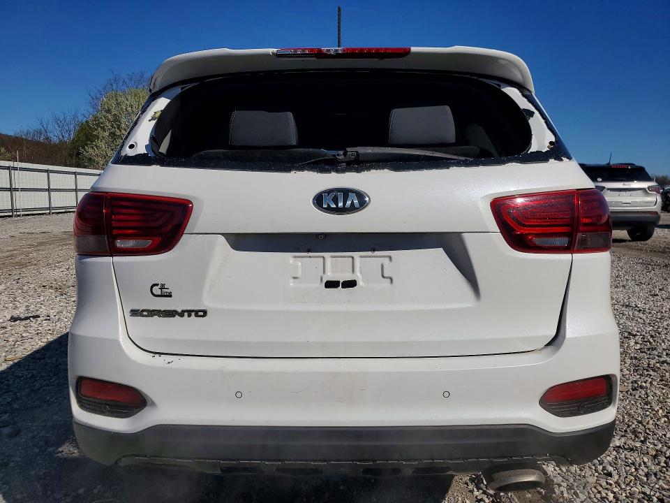 2020 Kia Sorento VIN 5XYPGDA5XLG697266 COPART salvage auction — REAR END, Ar - Cert Of Title-Salvage, sold $3,950 on 2026-07-06 (photo 6)