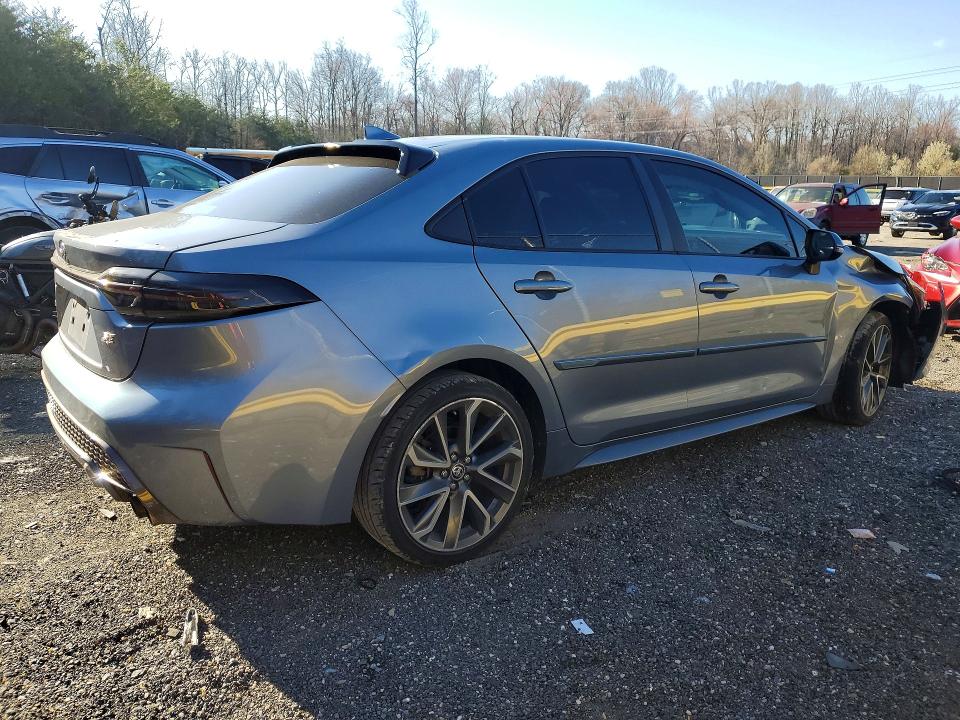 2021 Toyota Corolla VIN 5YFS4MCE1MP091691 COPART salvage auction — FRONT END, Md - Cert Of Salvage > 75% Damage, sold $225 on 2026-07-24 (photo 3)