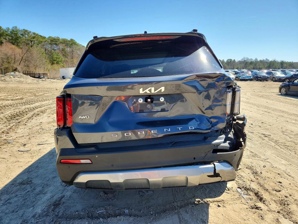 2022 Kia Sorento VIN 5XYRKDLF3NG092781 COPART salvage auction — FRONT END, MD - CERT OF SALVAGE > 75% DAMAGE, sold $550 on 2026-07-21 (photo 6)