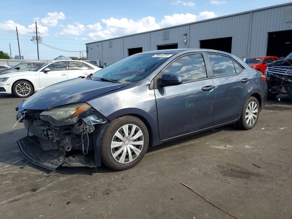 2017 Toyota VIN 5YFBURHE6HP693093 COPART salvage auction — FRONT END, Salvage Title, sold $2,900 on 2026-07-15 (photo 1)