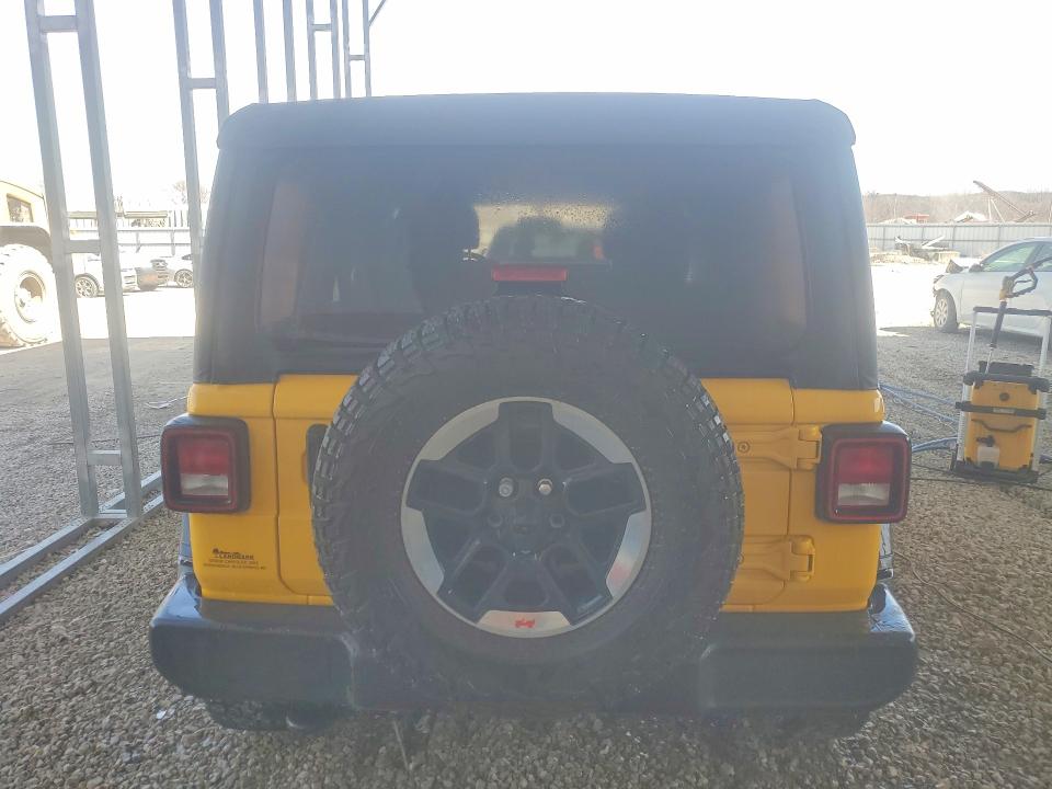2021 Jeep Wrangler unlimited VIN 1C4HJXDN0MW744800 COPART salvage auction — NORMAL WEAR, Mo - Cert Of Title-Repossessed, sold $11,600 on 2026-07-02 (photo 6)