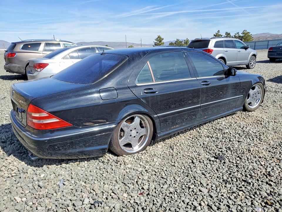 2002 Mercedes-benz S class VIN WDBNG73J02A250526 COPART salvage auction — FRONT END, CA - CERTIFICATE OF TITLE, sold $400 on 2026-07-16 (photo 3)