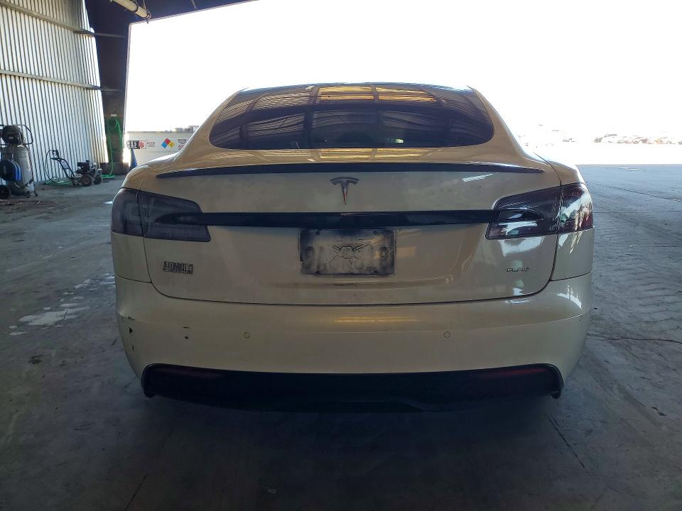 2022 Tesla Model s VIN 5YJSA1E67NF468812 COPART salvage auction — FRONT END, Ca - Salvage Certificate, sold $12,300 on 2026-07-02 (photo 6)