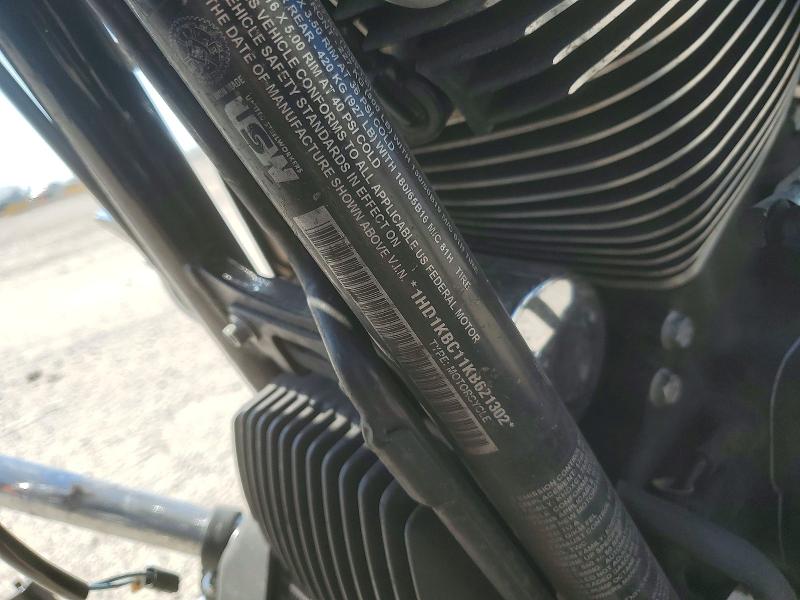 2019 Harley-davidson Fl VIN 1HD1KBC11KB621302 COPART salvage auction — FRONT END, MO - SALVAGE CERTIFICATE OF TITLE, sold $2,300 on 2026-07-02 (photo 8)
