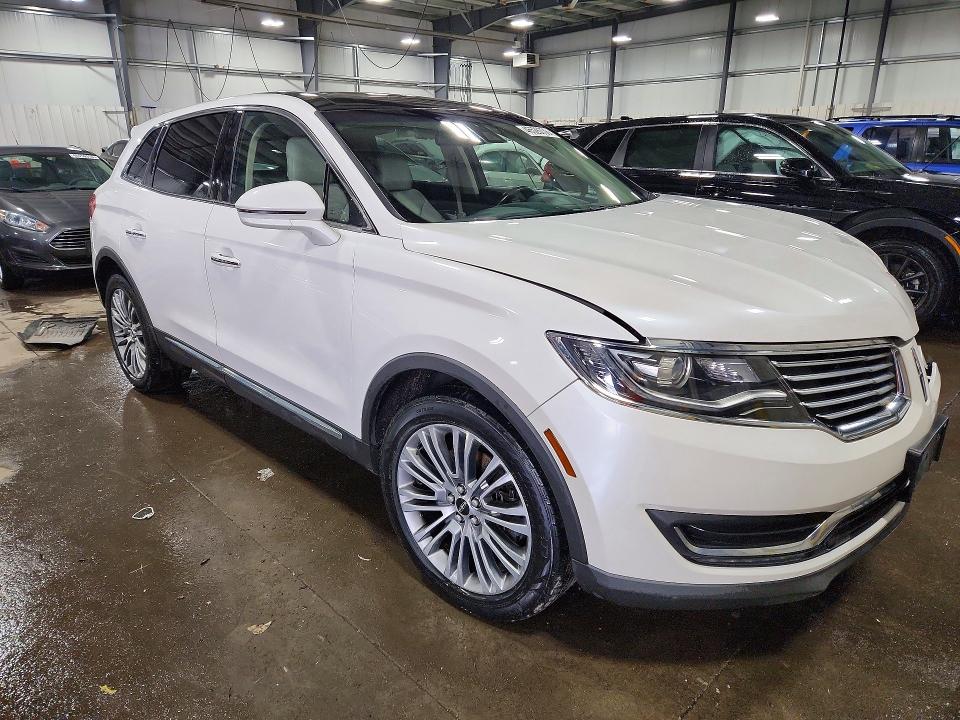 2016 Lincoln Mkx VIN 2LMTJ8LR1GBL43556 COPART salvage auction — FRONT END, Mn - Cert Of Title-Salvage, sold $2,050 on 2026-07-02 (photo 4)