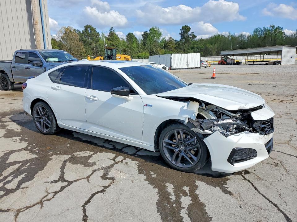 2024 Acura VIN 19UUB6F57RA001382 COPART salvage auction — FRONT END, MS - CERT OF TITLE-SALVAGED, sold $12,000 on 2026-07-02 (photo 4)
